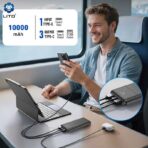 Lito LP1 Fast Charging 10,000mAh Slim Power Bank - Image 3